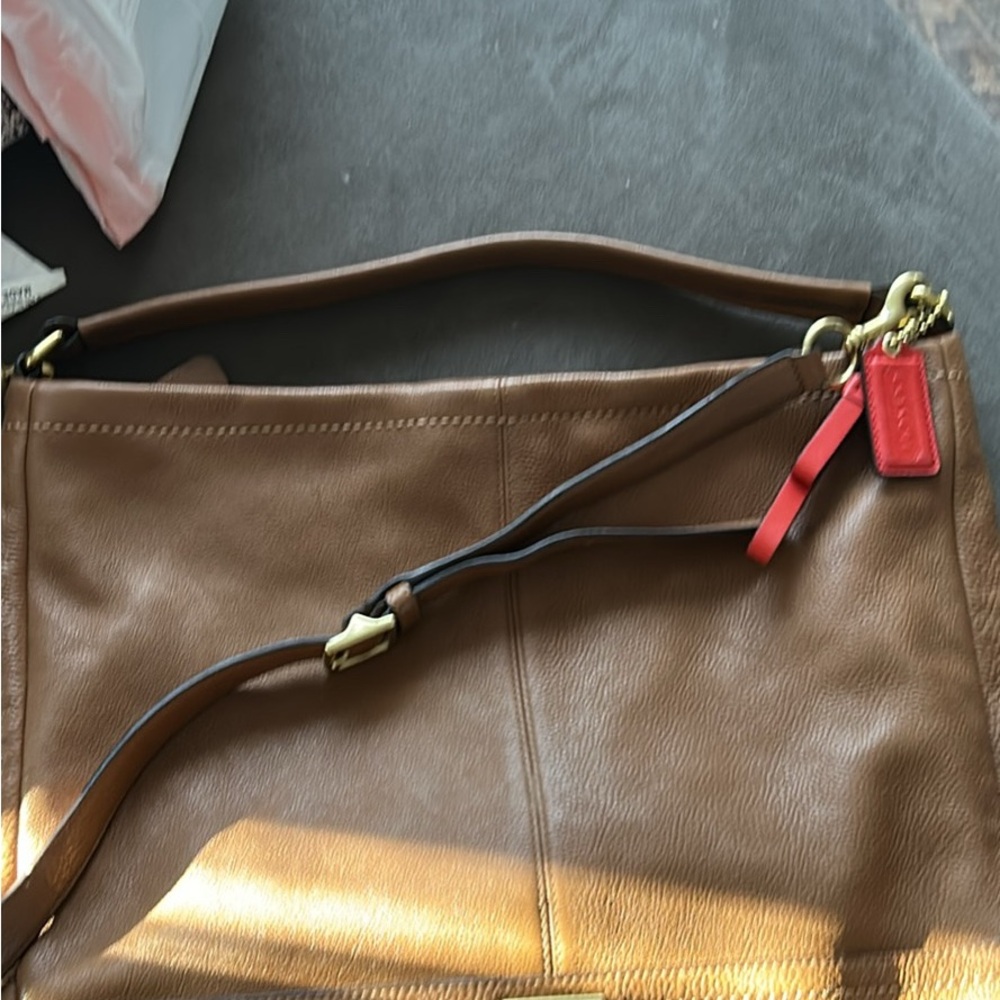 Coach Brown Leather Shoulder Bag